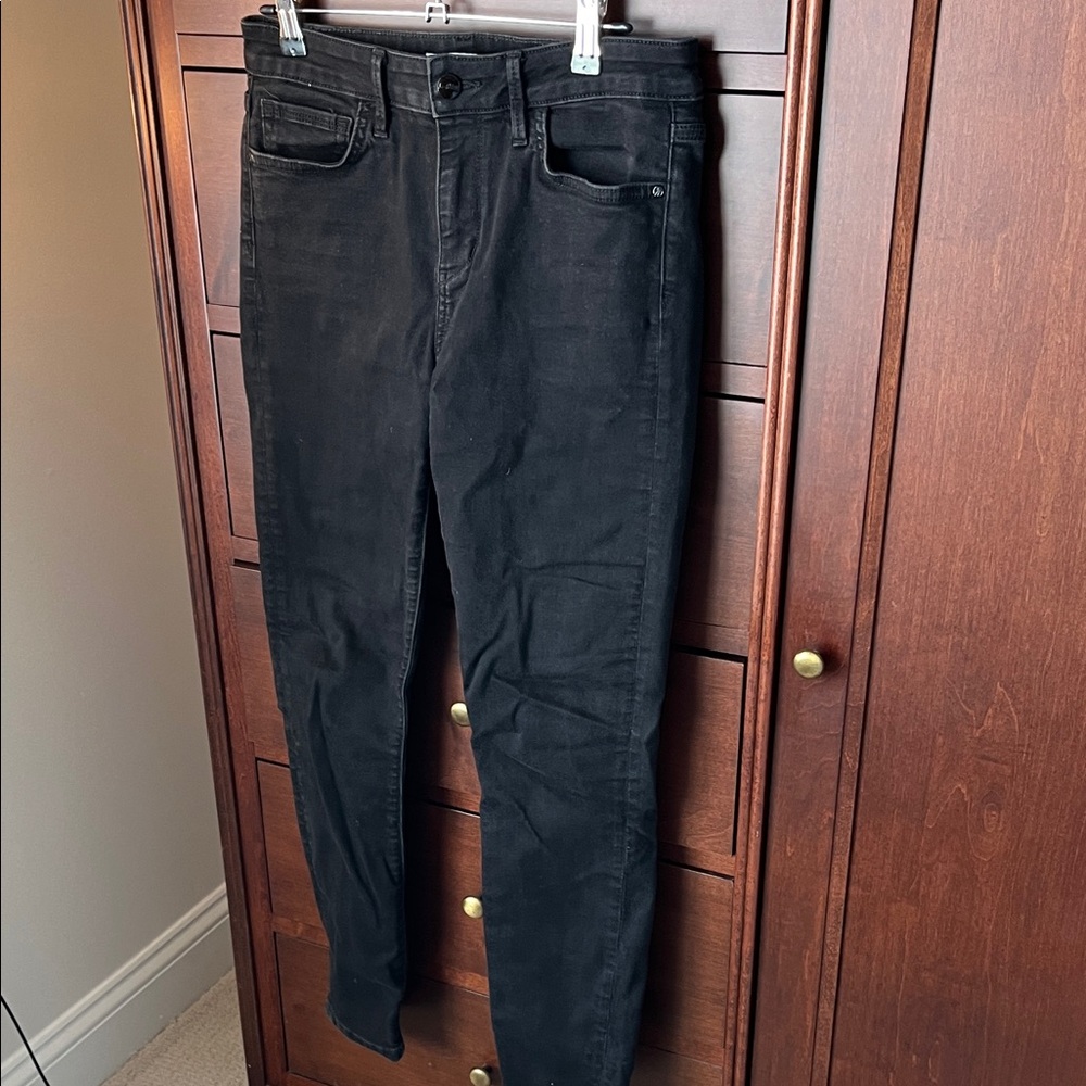 Sam Edelman Black 'The Kitten' Mid Rise Skinny Ankle Jeans